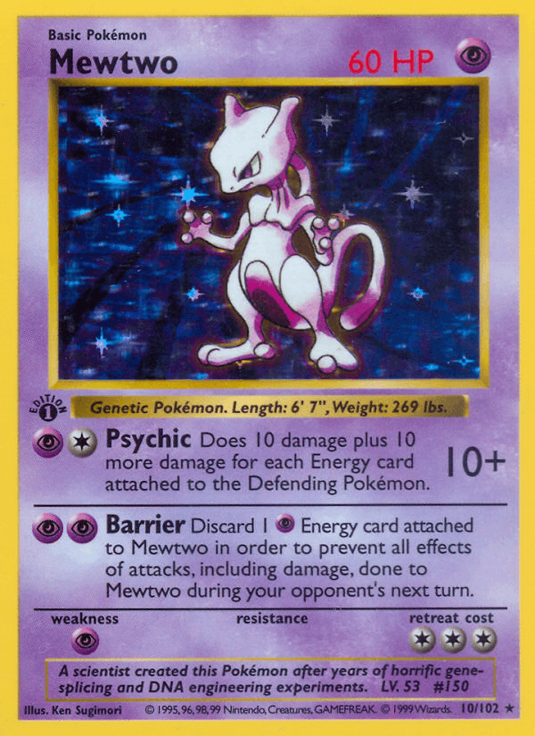 Mewtwo BASE1-10