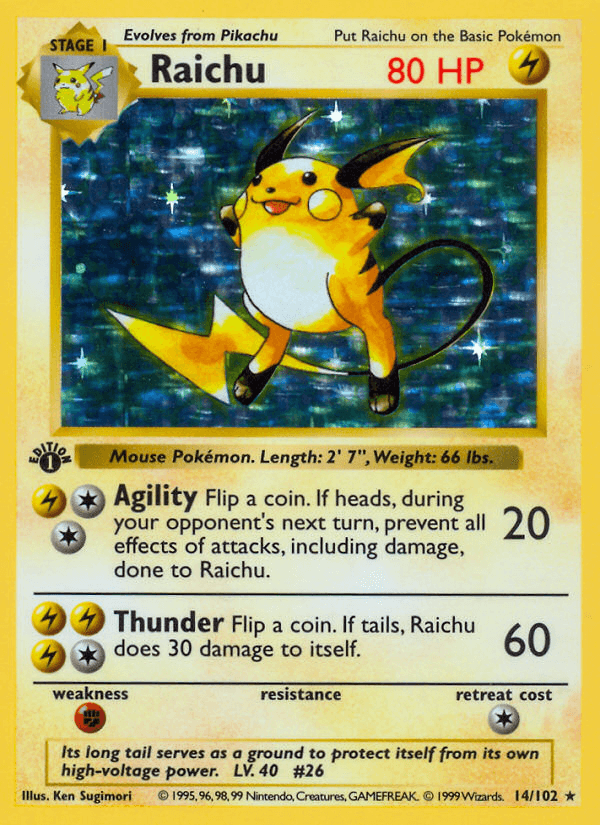 Raichu BASE1-14