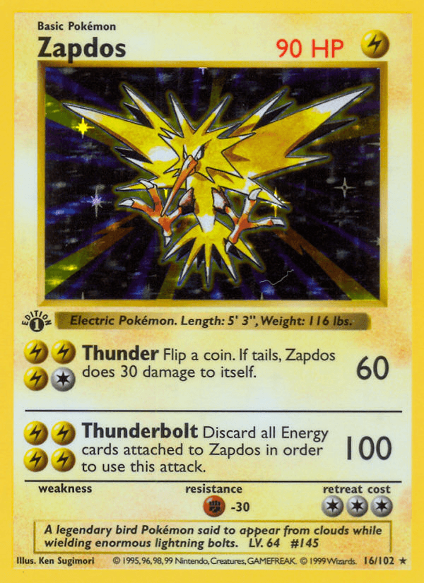Zapdos BASE1-16