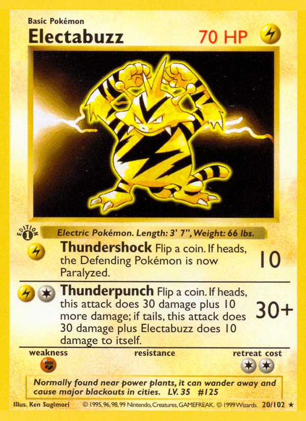 Electabuzz BASE1-20