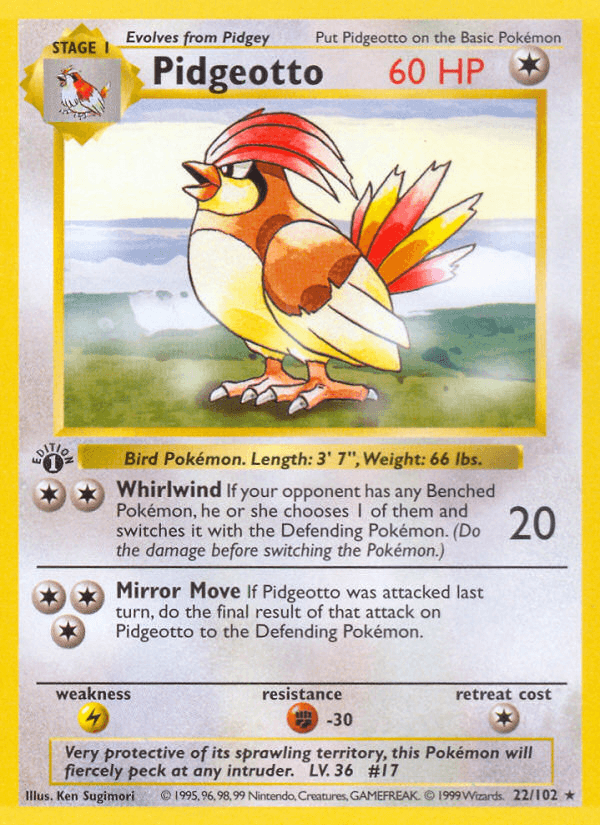 Pidgeotto BASE1-22