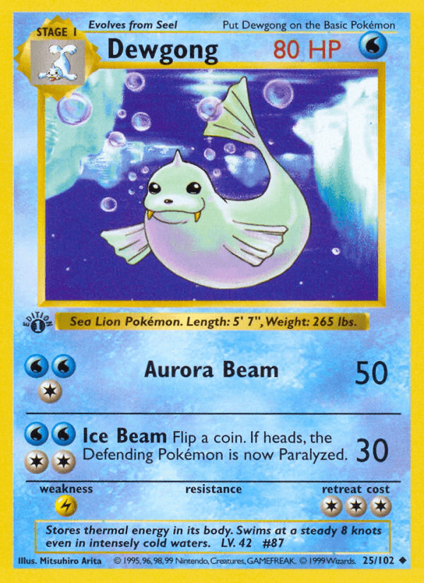 Dewgong BASE1-25