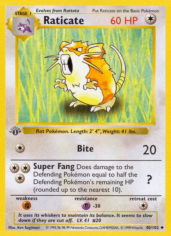 Raticate BASE1-40