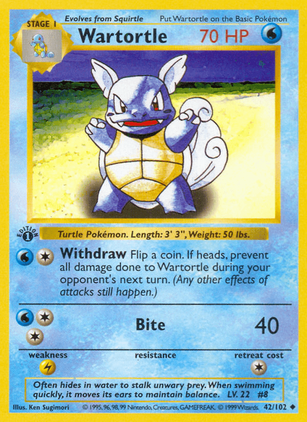 Wartortle BASE1-42