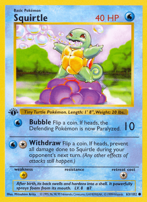 Squirtle BASE1-63