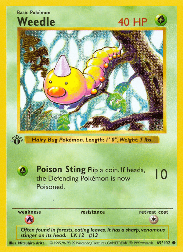 Weedle BASE1-69