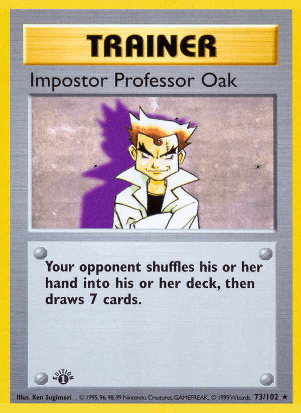 Impostor Professor Oak BASE1-73