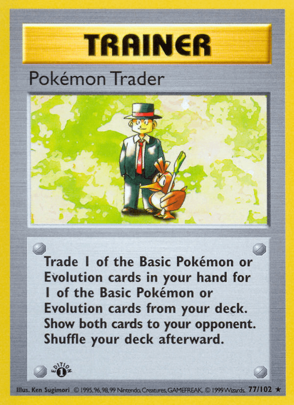 Pokémon Trader BASE1-77