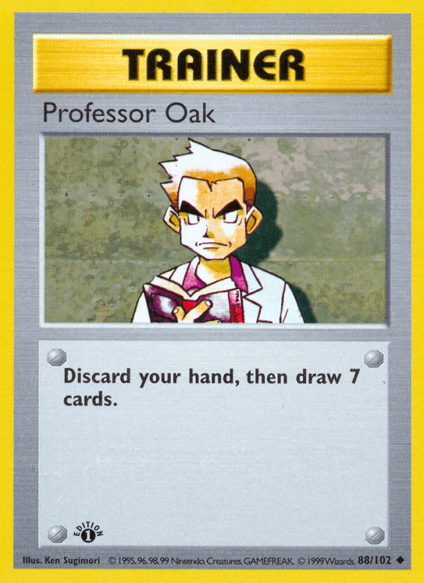 Professor Oak BASE1-88