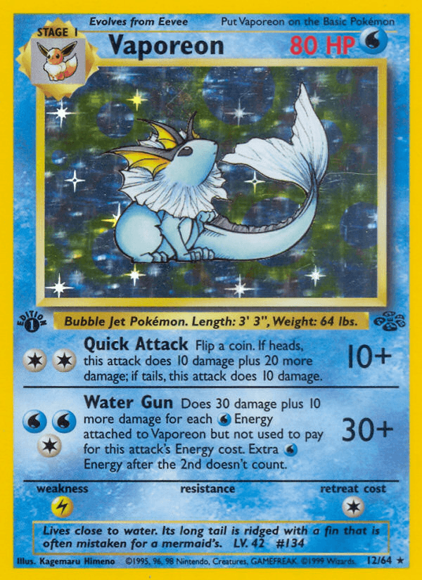 Vaporeon BASE2-12