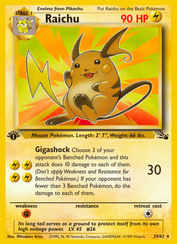 Raichu BASE3-29