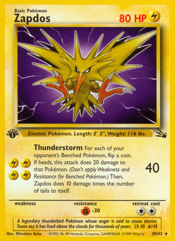 Zapdos BASE3-30