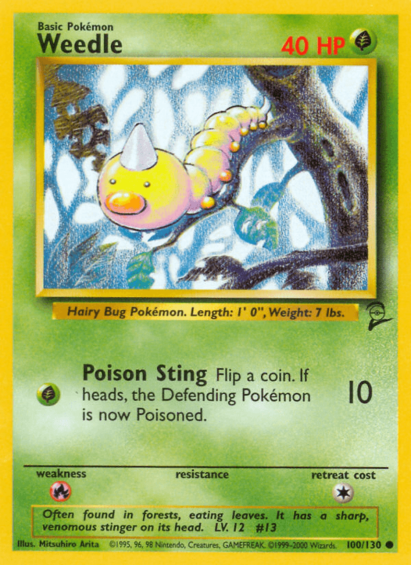 Weedle BASE4-100
