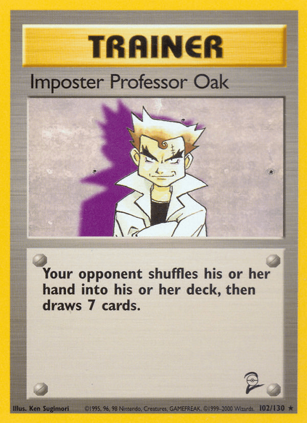 Imposter Professor Oak BASE4-102