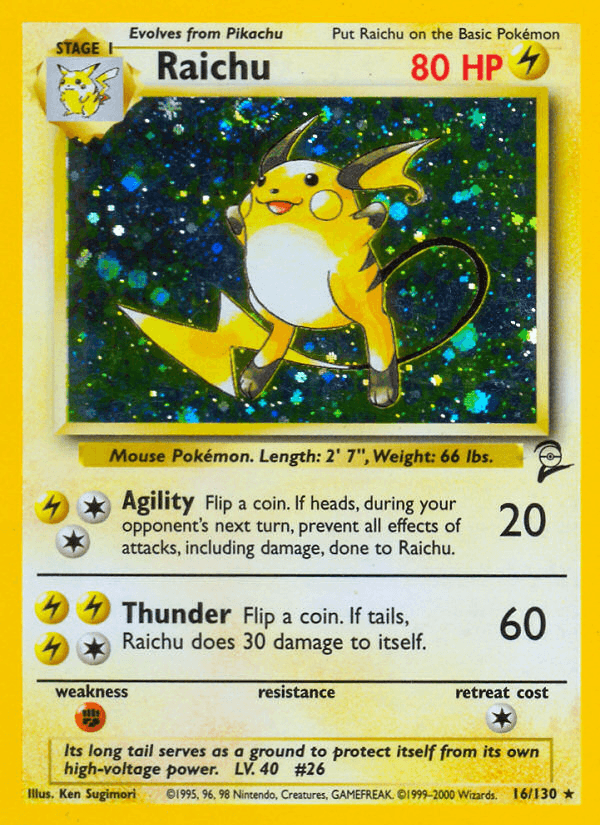 Raichu BASE4-16