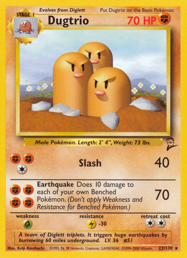 Dugtrio BASE4-23