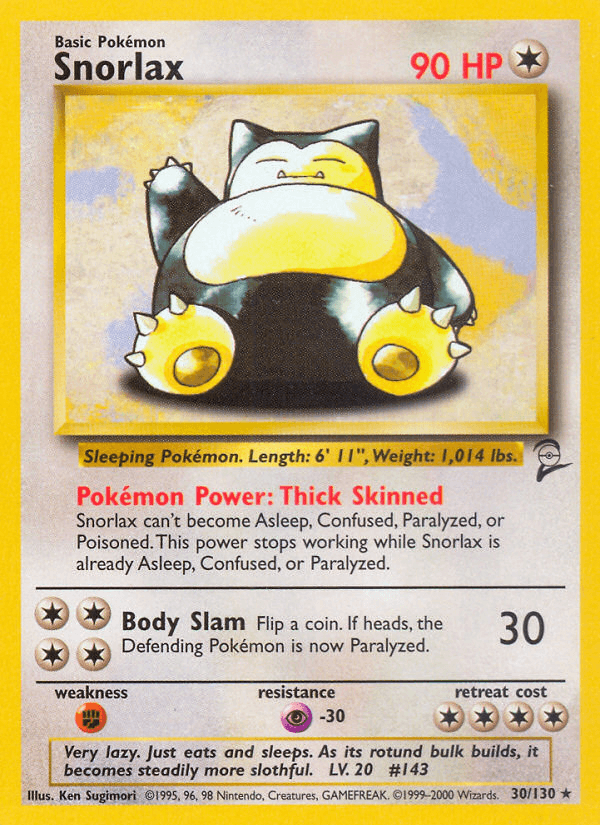 Snorlax BASE4-30