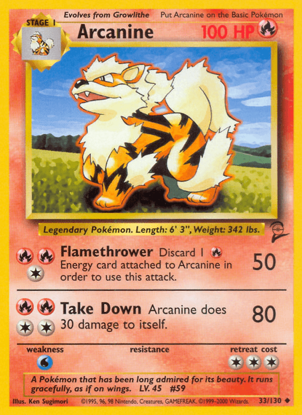 Arcanine BASE4-33