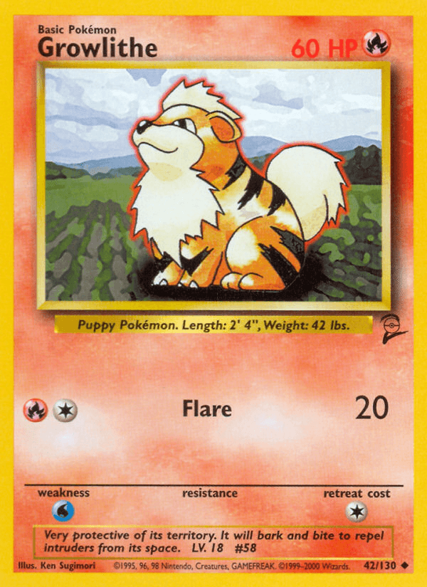 Growlithe BASE4-42