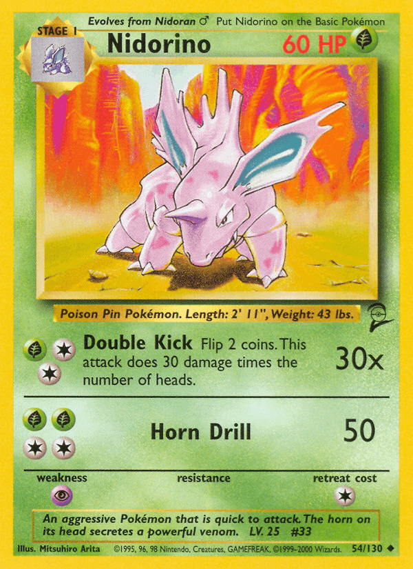 Nidorino BASE4-54