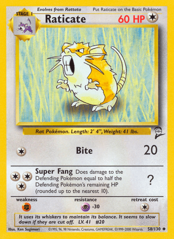 Raticate BASE4-58