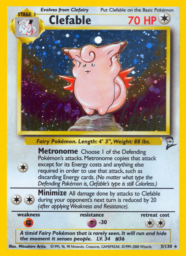 Clefable BASE4-5