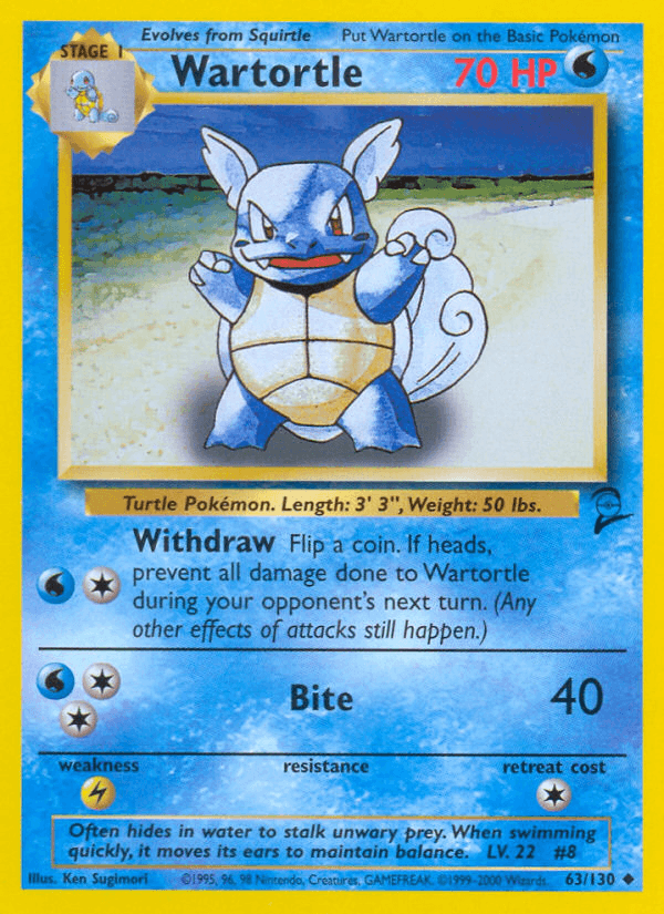 Wartortle BASE4-63