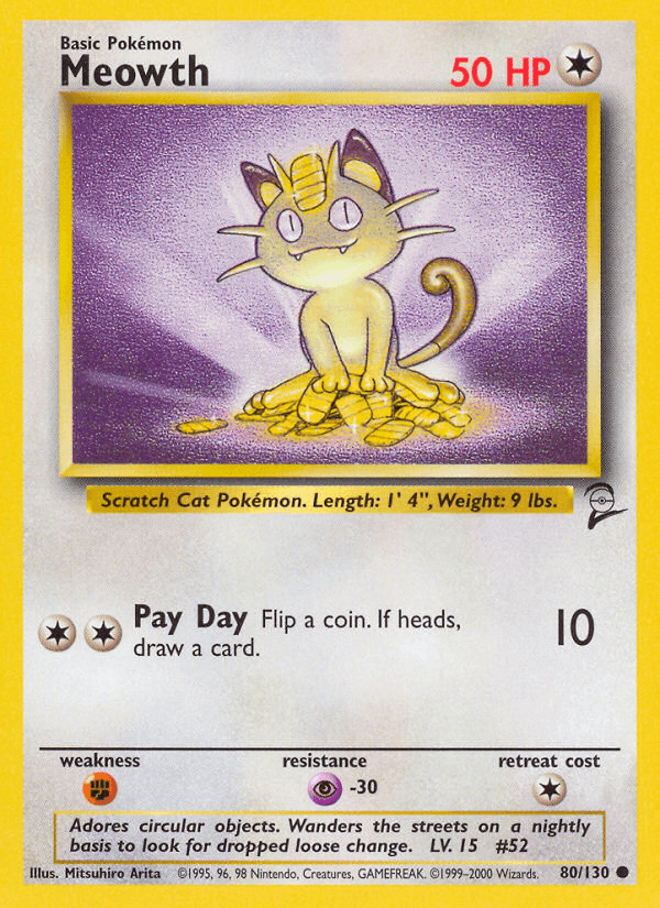 Meowth BASE4-80