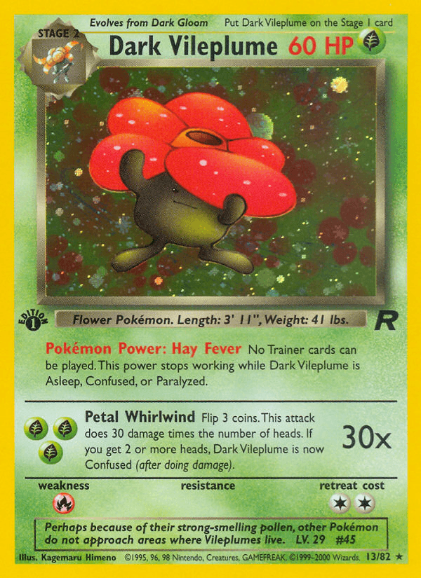Dark Vileplume BASE5-13