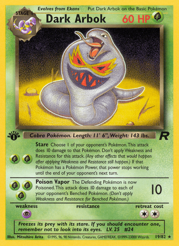 Dark Arbok BASE5-19