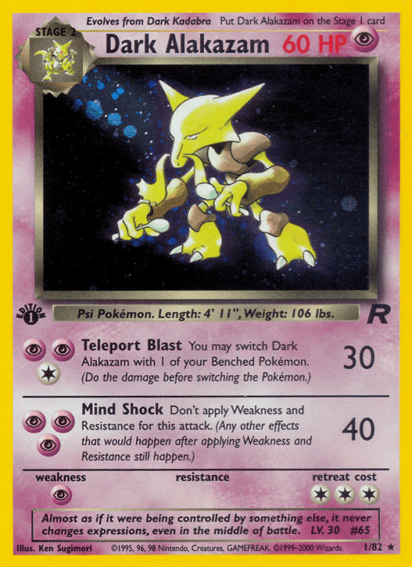 Dark Alakazam BASE5-1