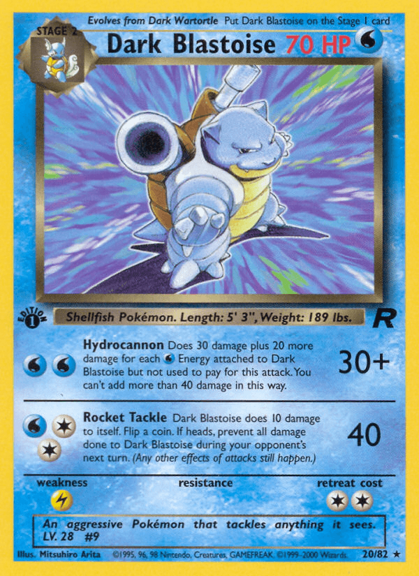 Dark Blastoise BASE5-20