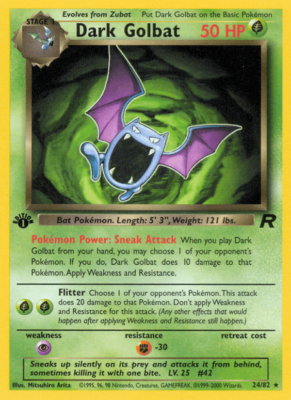 Dark Golbat BASE5-24