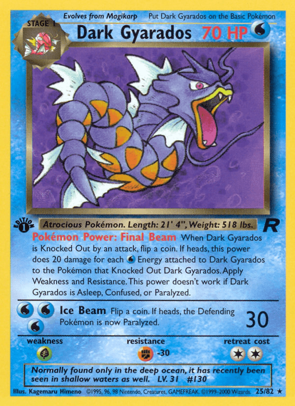 Dark Gyarados BASE5-25