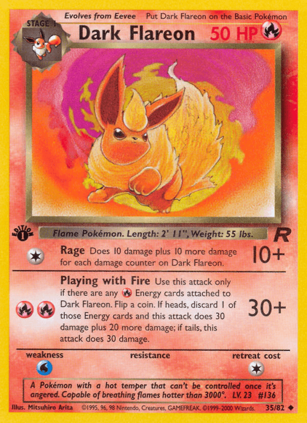 Dark Flareon BASE5-35