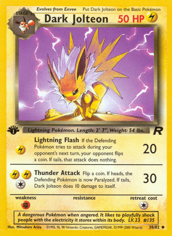 Dark Jolteon BASE5-38