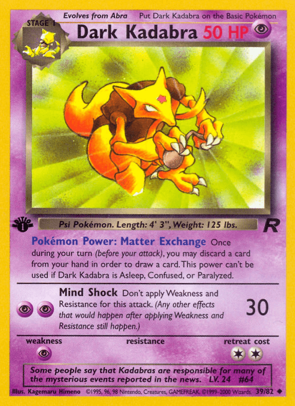 Dark Kadabra BASE5-39
