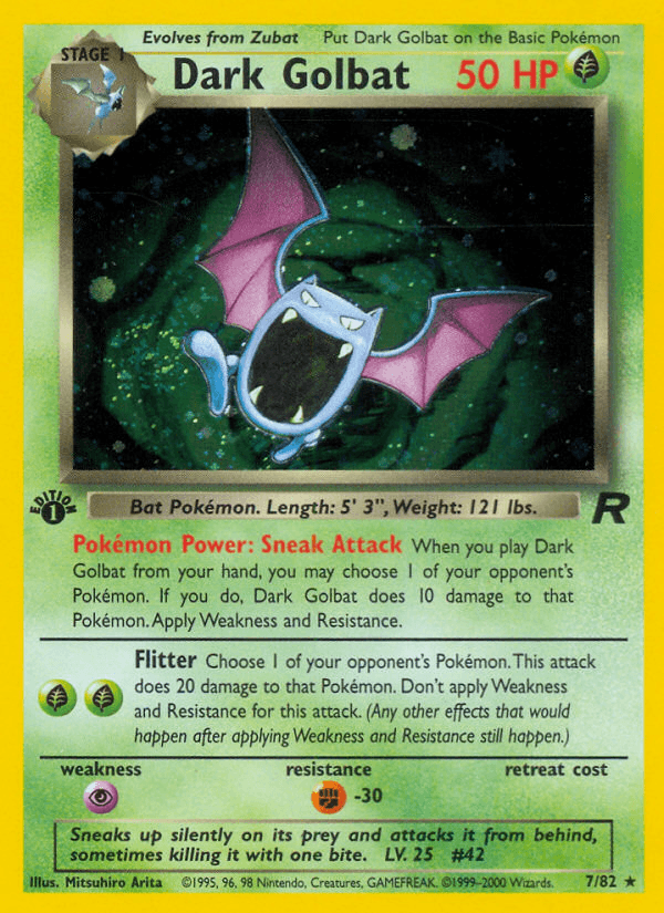 Dark Golbat BASE5-7