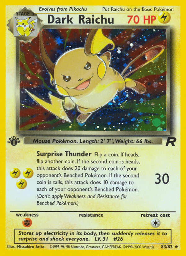 Dark Raichu BASE5-83