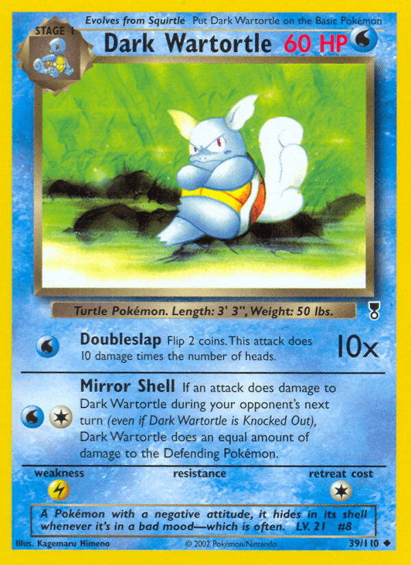 Dark Wartortle BASE6-39