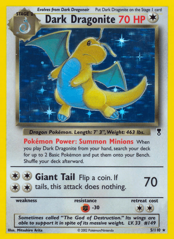 Dark Dragonite BASE6-5