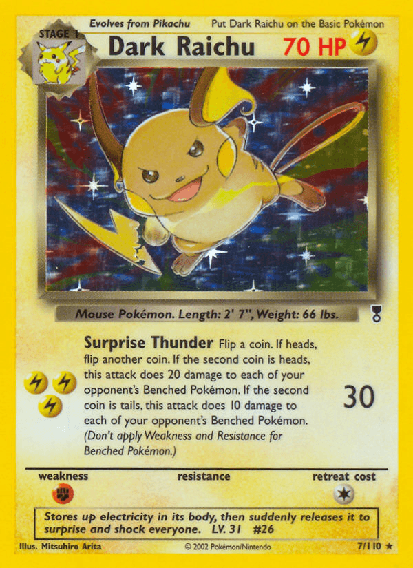 Dark Raichu BASE6-7
