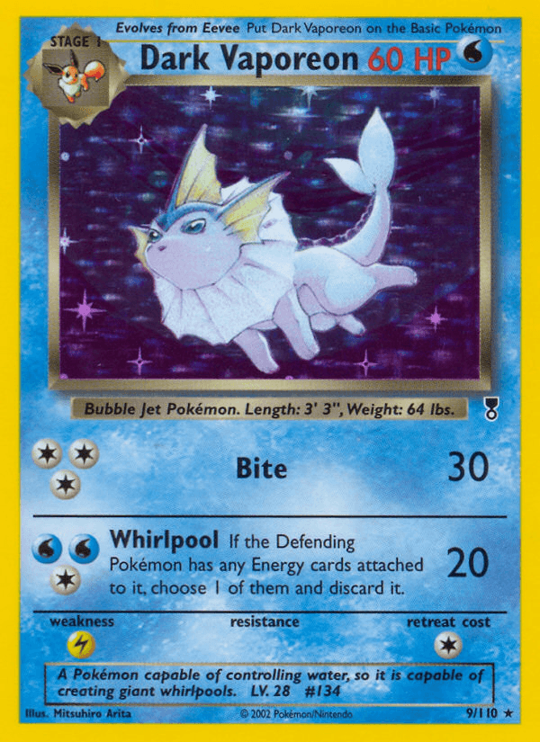 Dark Vaporeon BASE6-9