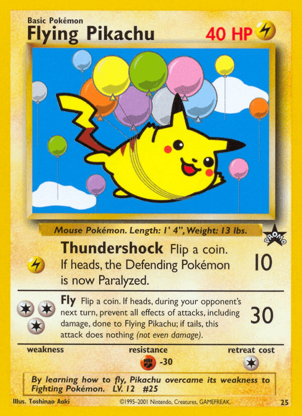 Flying Pikachu BASEP-25