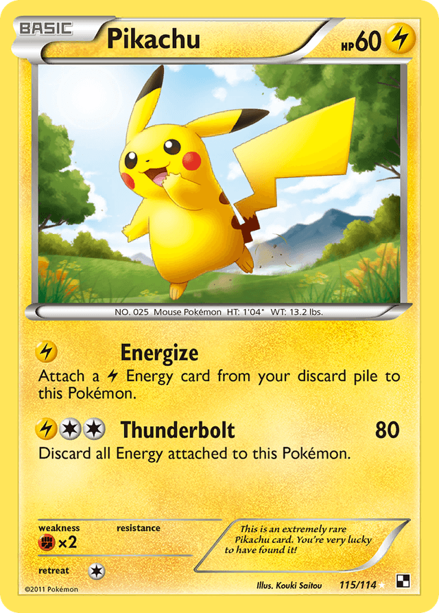 Pikachu BW1-115