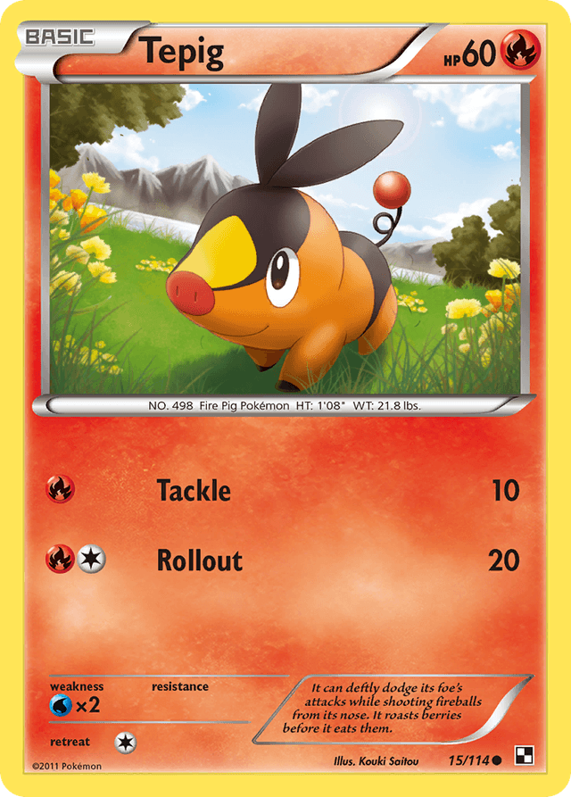 Tepig BW1-15