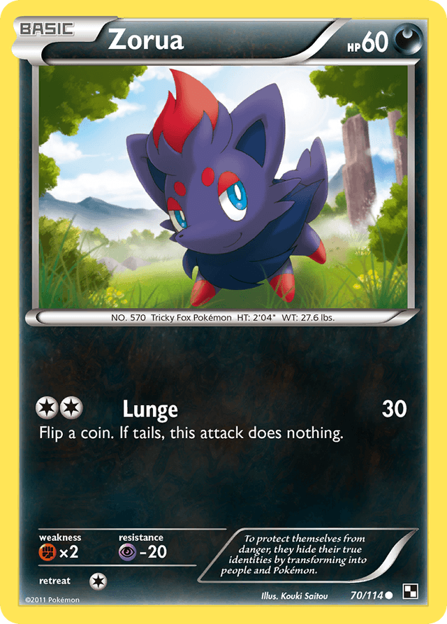 Zorua BW1-70