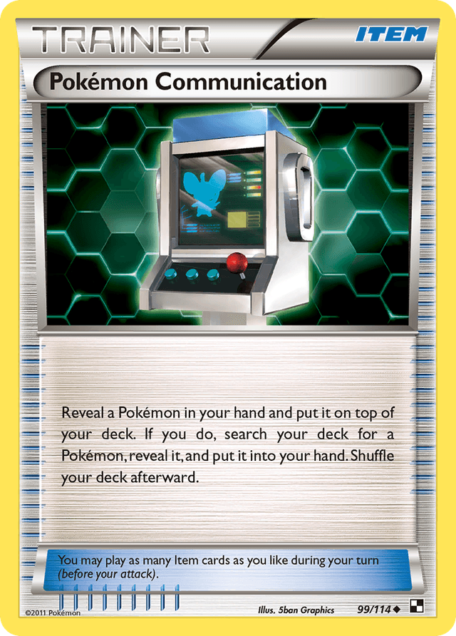 Pokémon Communication BW1-99
