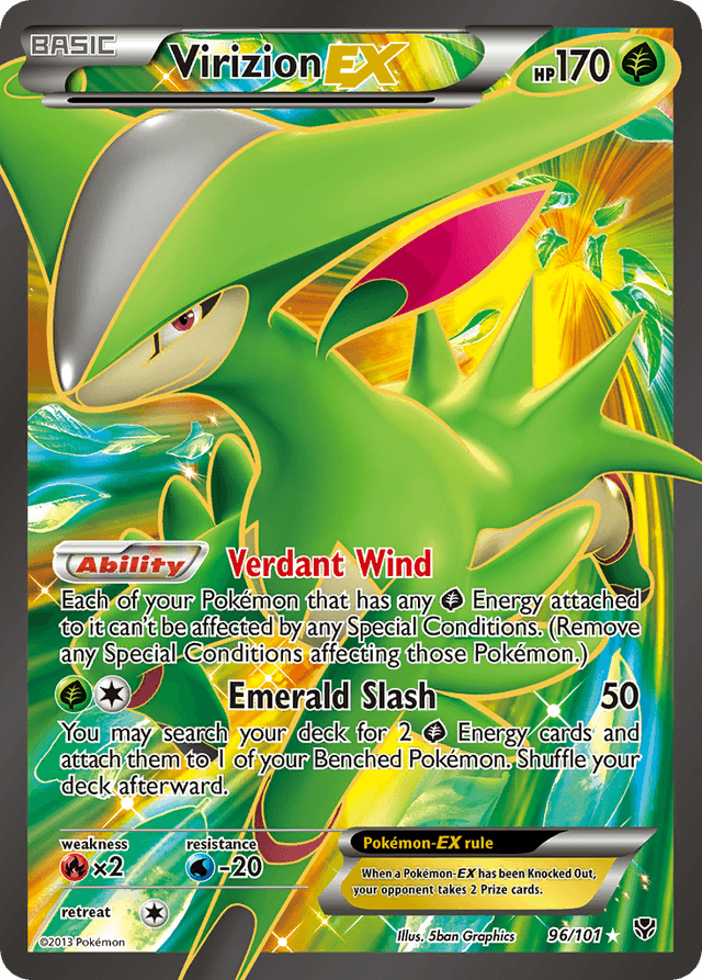 Virizion-EX BW10-96