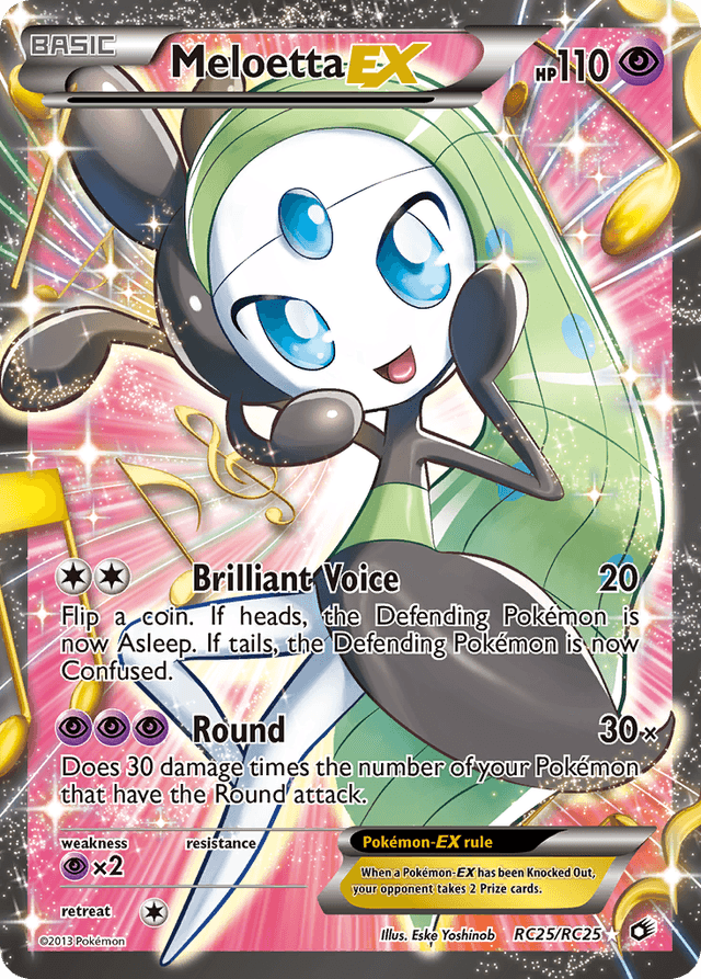 Meloetta-EX BW11-RC25